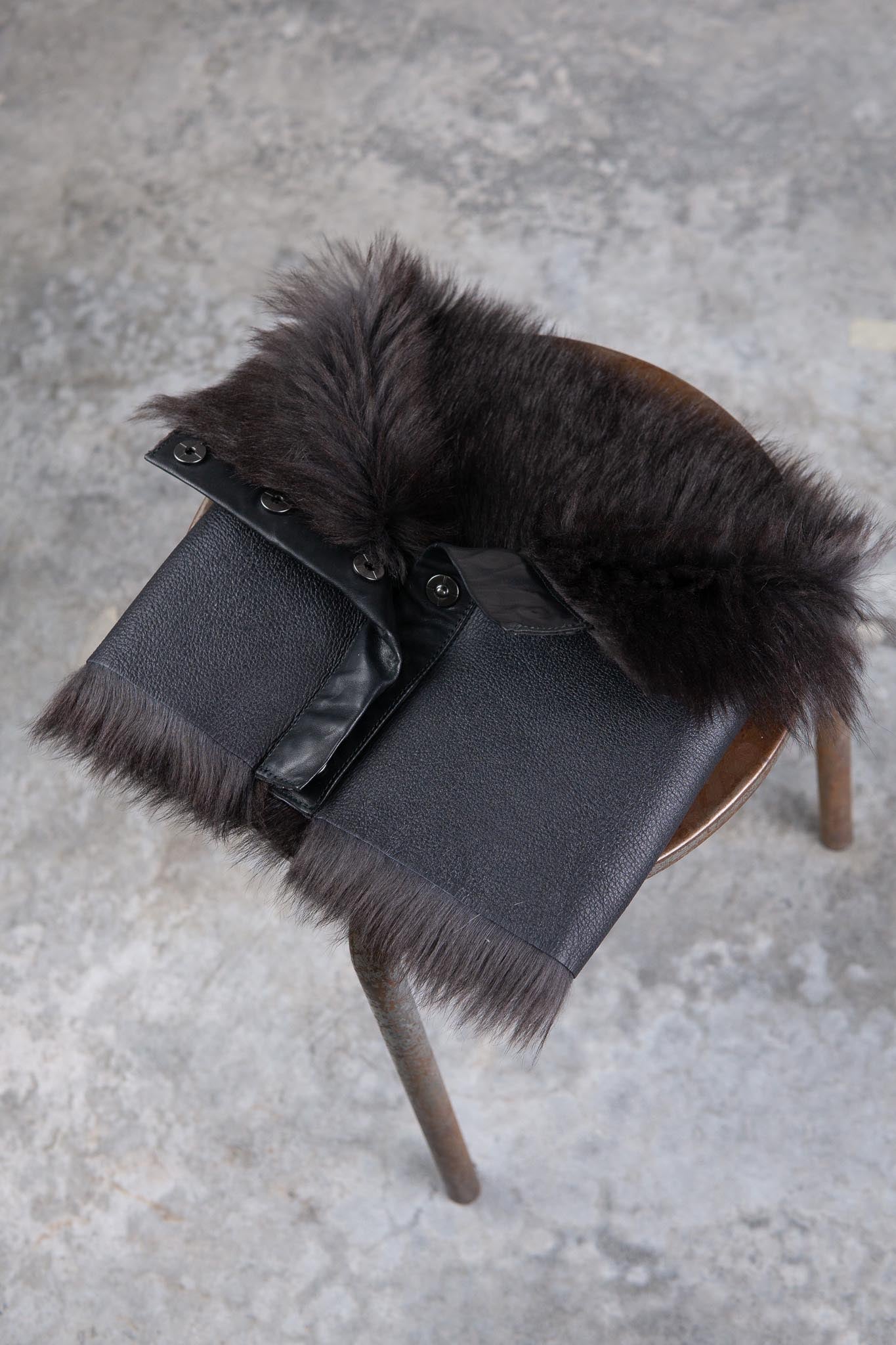 SHEEP SHEARLING  SCARF #3