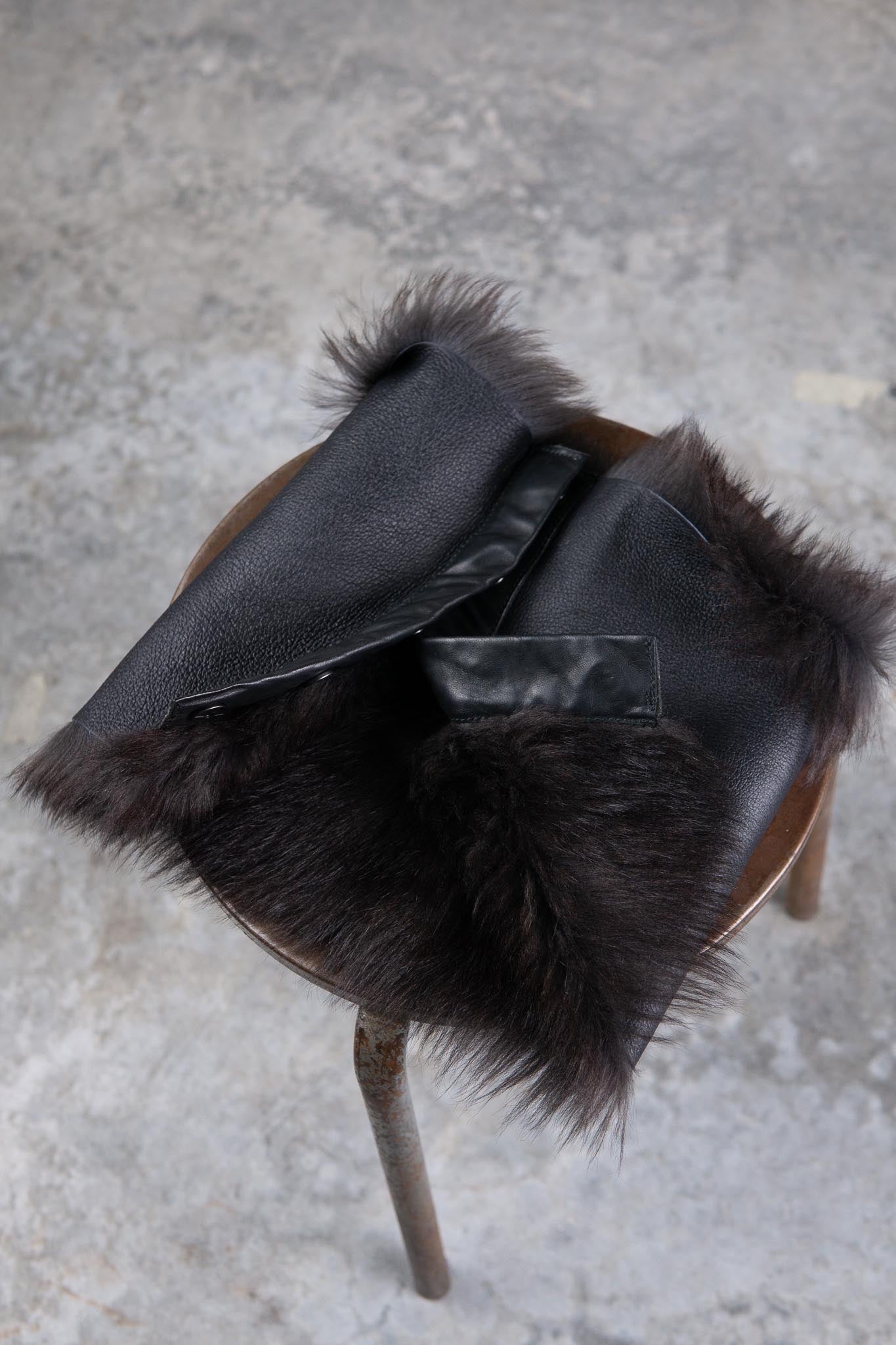 SHEEP SHEARLING  SCARF #3