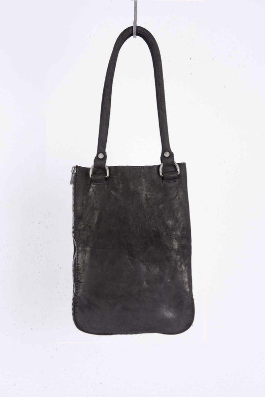 HORSE BUTT LEATHER BAG TOTO WB-1 UNLINED WITH SMALL PURSE AND GLASSES CASE　PIECE DYED