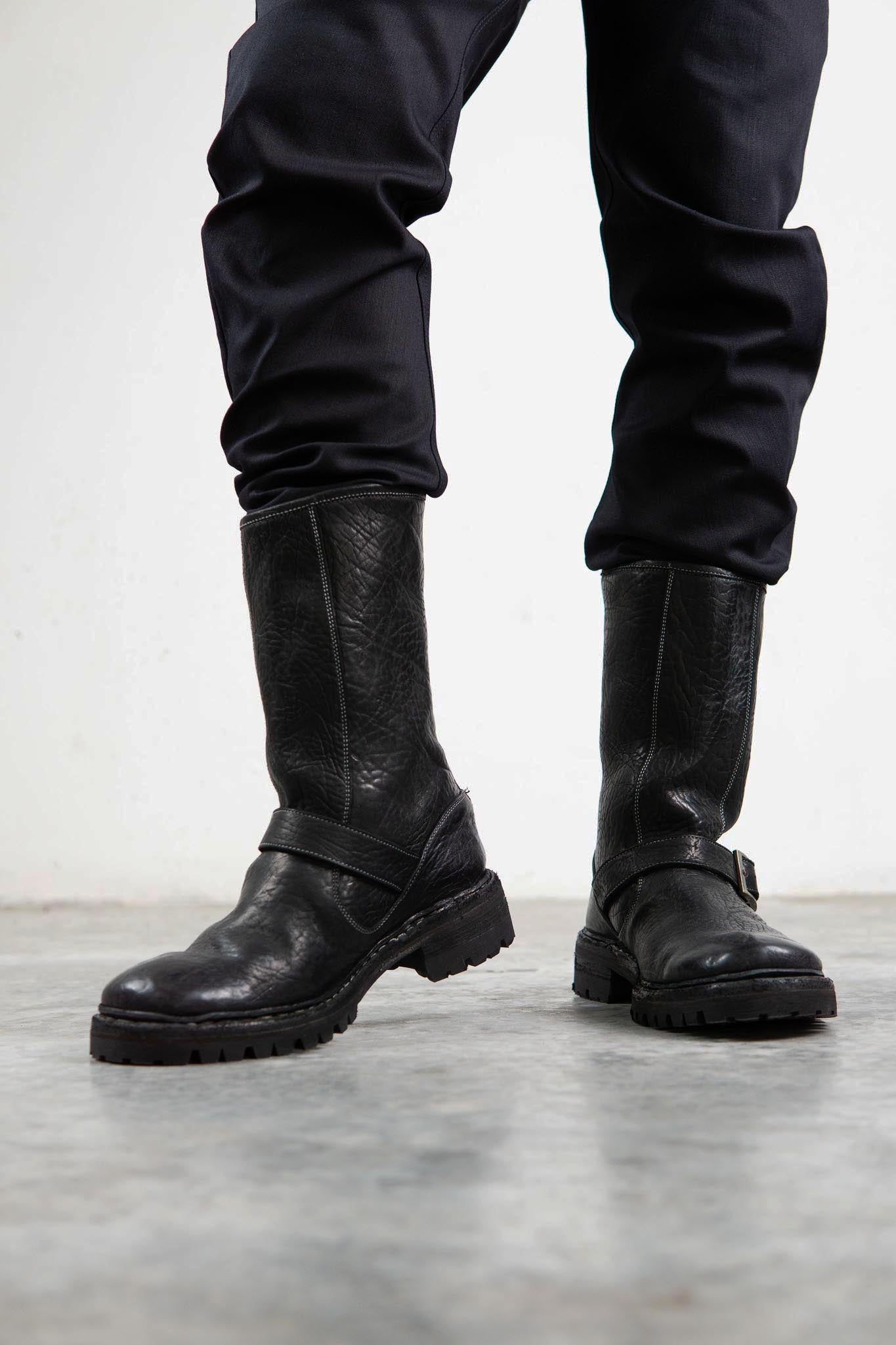 HORSE RG LEATHER ENGINEER BOOTS EG-1 VIBRAM SOLES GOODYEAR WELT PIECE DYED