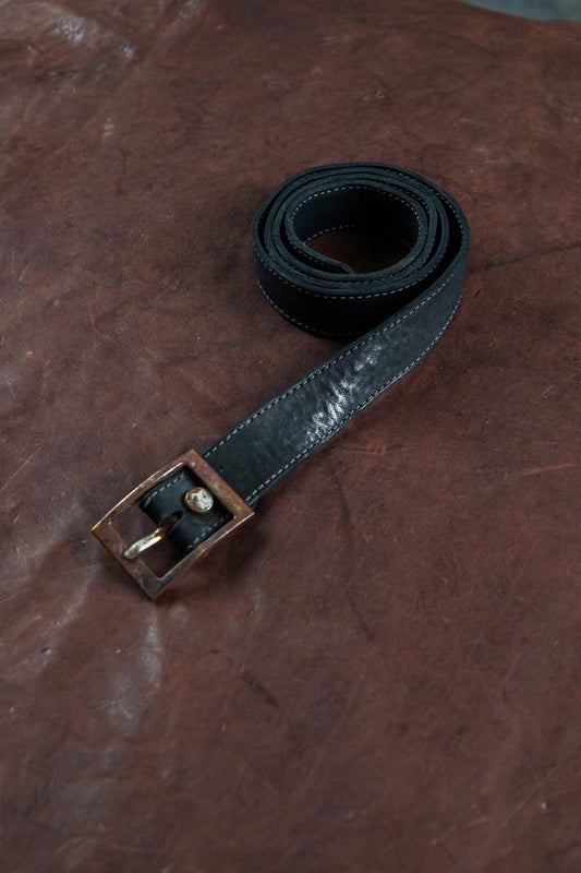 HORSE LEATHER BELT SQARE 30