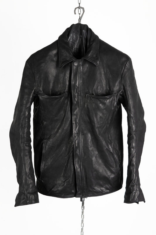 HORSE RG LEATHER SHIRT COLLAR BLOUSON BD-3Z