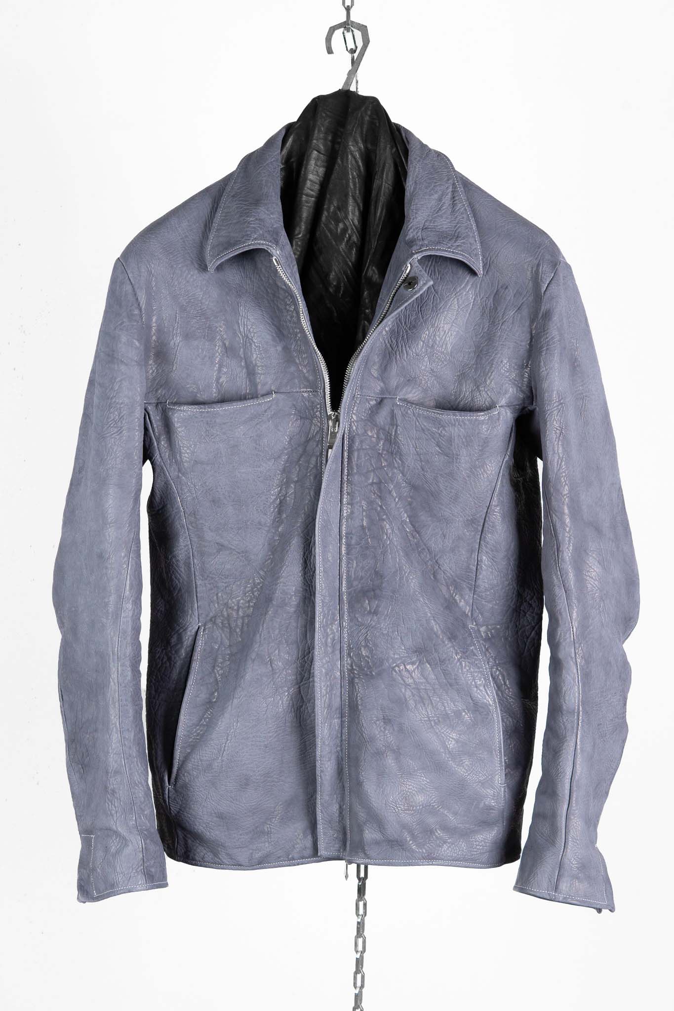 HORSE RG LEATHER SHIRT COLLAR BLOUSON BD-3Z