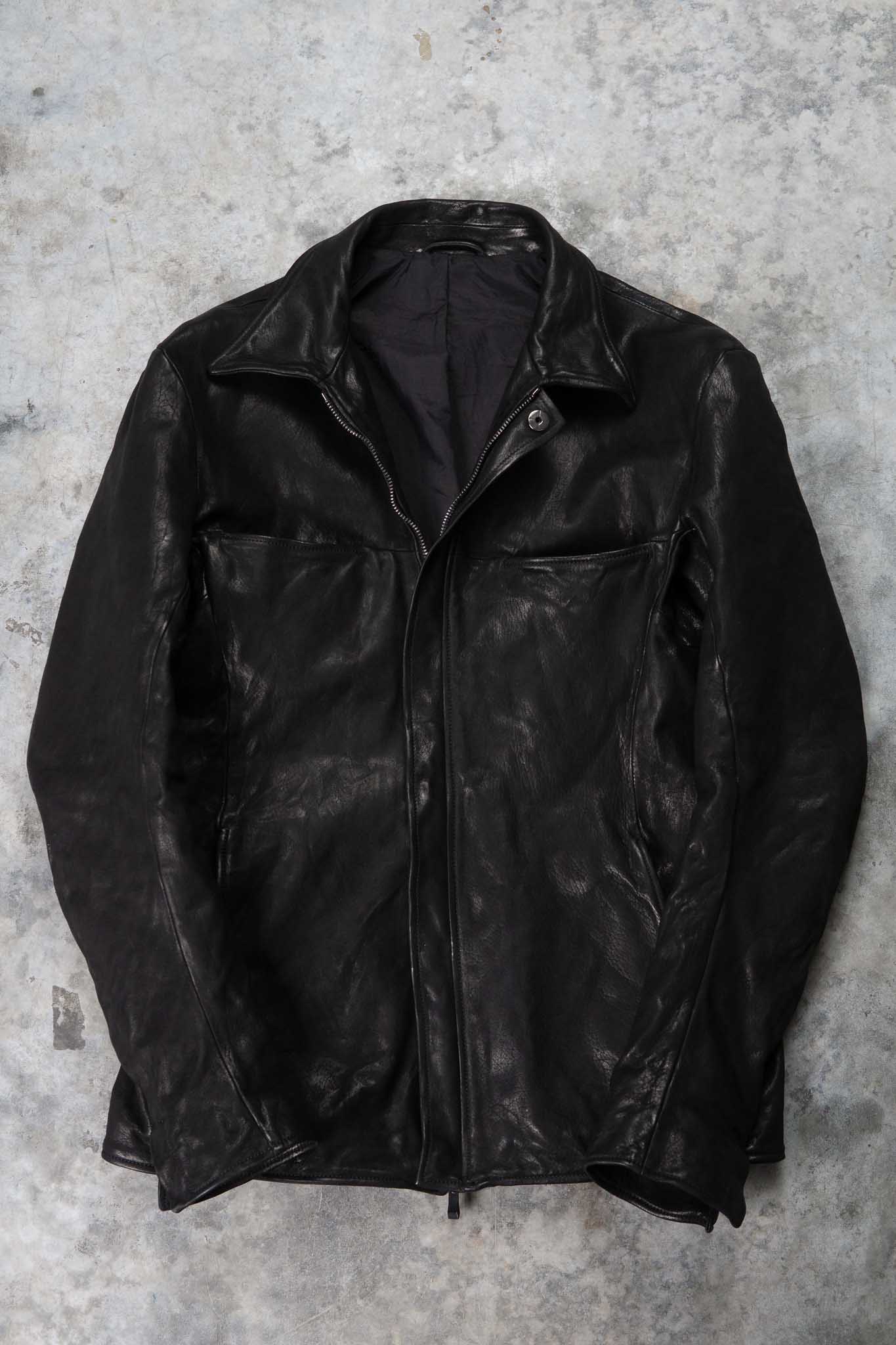 HORSE RG LEATHER SHIRT COLLAR BLOUSON BD-3Z