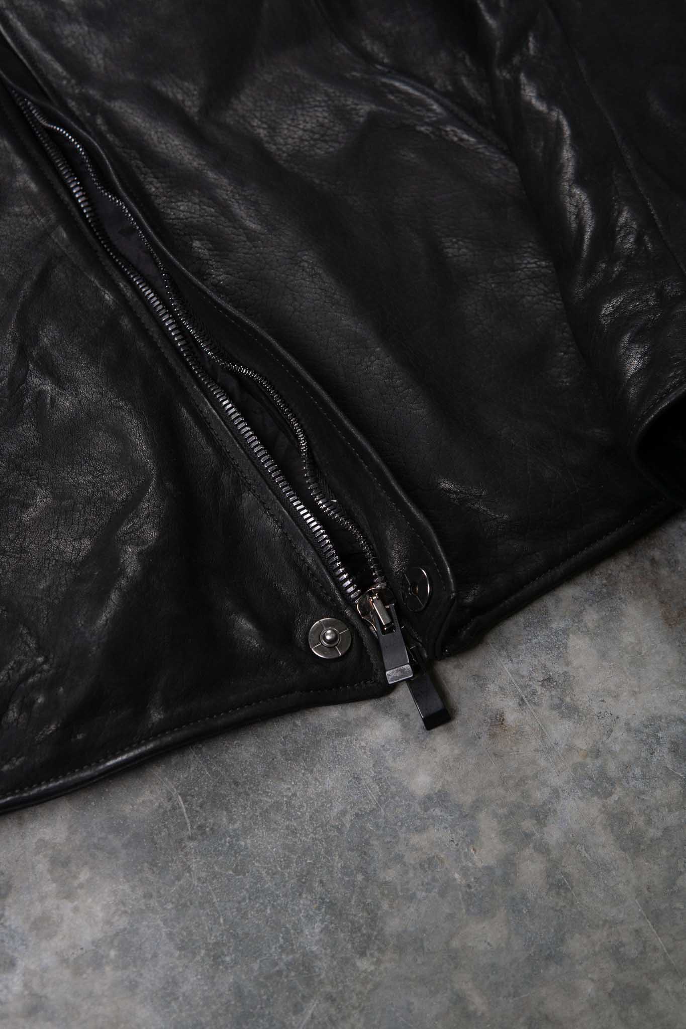 HORSE RG LEATHER SHIRT COLLAR BLOUSON BD-3Z