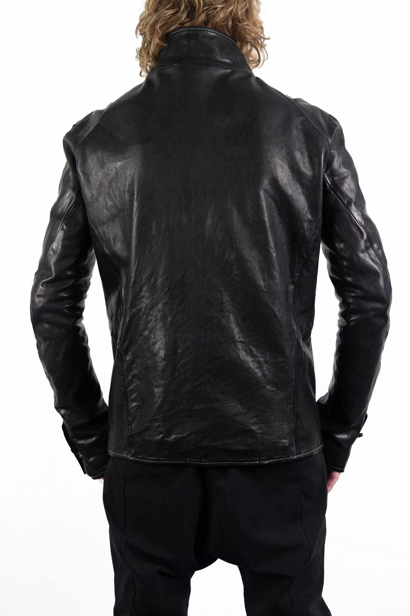 10 TOP HORSE LEATHER HI COLLAR ZIP BLOUSON JB-5 TYPE 2