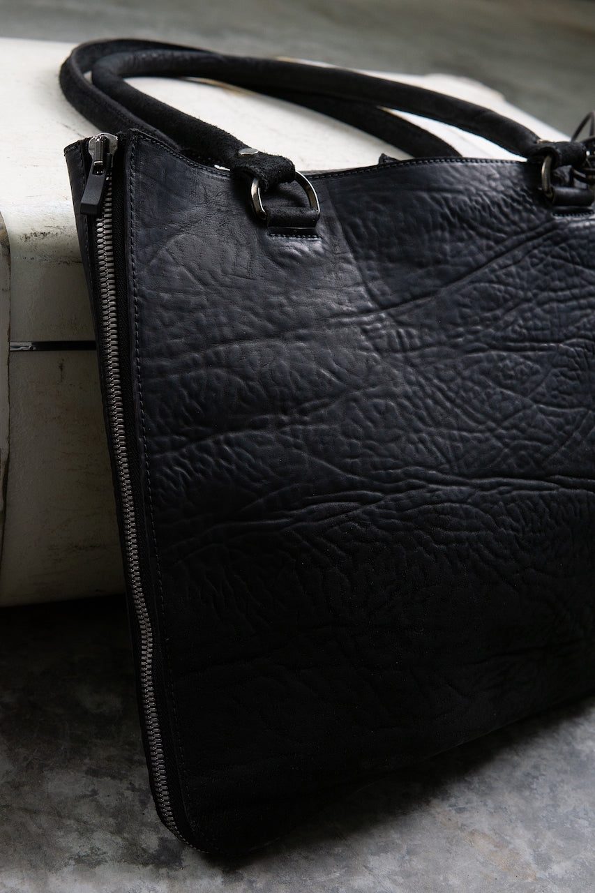 HORSE BUTT RG LEATHER BAG TOTO WB-2 UNLINED  WITH MEDIUM PURSE AND GLASSES CASE