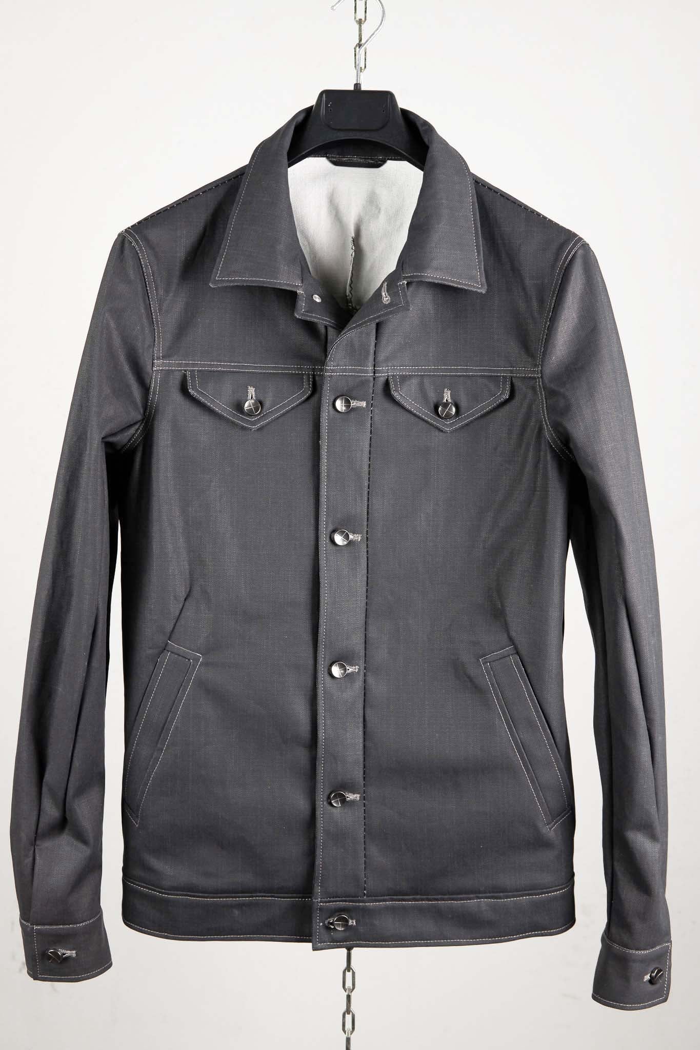 COTTON 100%  JEAN JACKET O/P ARM UNLINED
