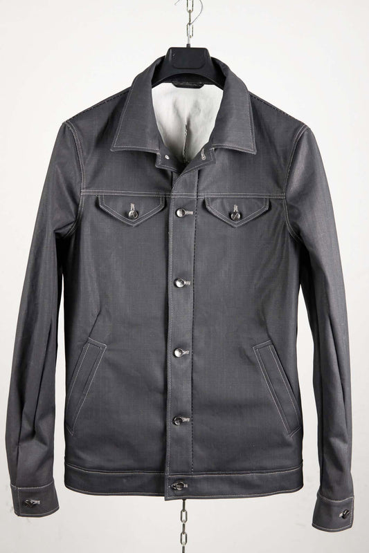 COTTON 100%  JEAN JACKET O/P ARM UNLINED